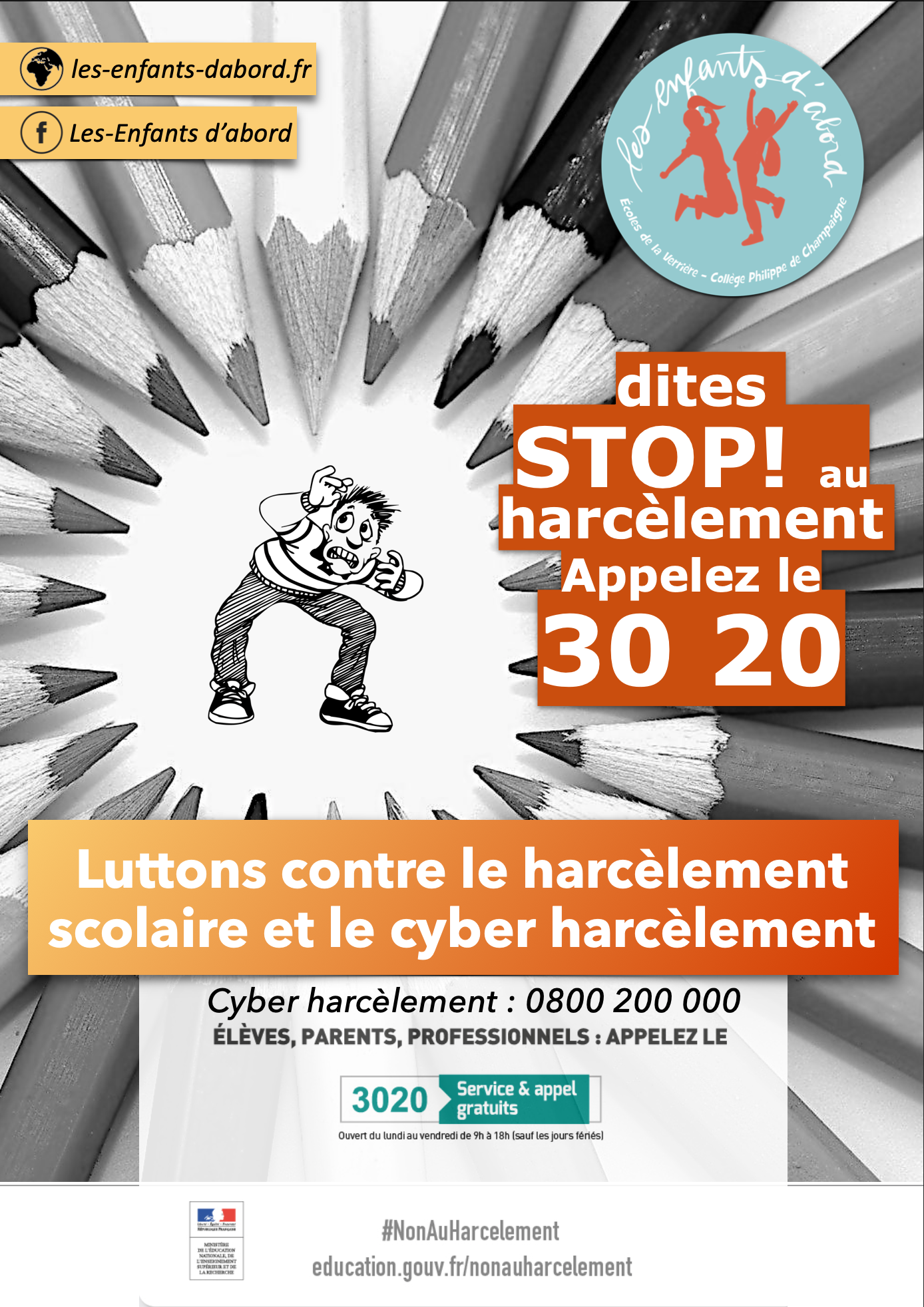 journée nationale de mobilisation contre le harcèlement et le #Cyberharcèlement scolaire